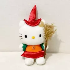 Sanrio Hello Kitty Witch Plush Toy Doll 2004 Not for Sale Prize Halloween