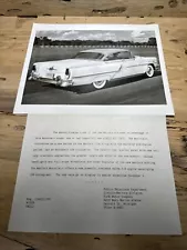 1955 mercury montclair Coupe Official Press Release Photo X429