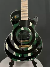 Camo ZAKK Electric Guitar Wylde Bullseye HH Pickup Maple Fretboard Solid Body