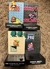 4x Nintendo Dotgraphics, Mario, Zelda, With Sound NES Video Game Collectible