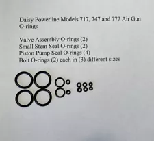 (2) Valve O-ring Rebuliding Kits for Daisy Powerline Models 717, 747 and 777