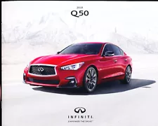 2018 Infiniti Q50 12-page Original Car Sales Brochure Catalog