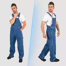 Mens Bib and Brace Dungaree Overalls for Man Pro Wear Workwear Engineer Coverall