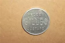 New ListingVINTAGE GILLES FROZEN CUSTARD ICE CREAM DAIRY SODA FOUNTAIN GOOD FOR TOKEN COIN