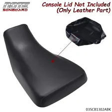 FIT FOR HONDA RANCHER 350 SEAT COVER #8 2000 2001 2002 2003 2004 2005 2006 BLACK