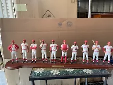 Danbury Mint 1975 Cincinnati Reds Big Red Machine Team Figurines Excellent Cond.