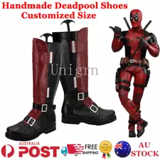 X-Men Deadpool 3 Cosplay Shoes Boots Wade Wilson Customized Size Costume Shoes