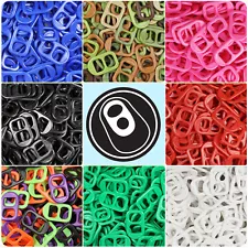 Plastic Soda Pop Tabs - Made in the USA - 2oz - 34 Different colors/combinations