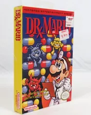 Nintendo NES Dr. Mario Game 1990 NEW In Box Factory Sealed Collectible