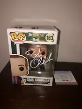 Bob Odenkirk Saul Goodman Breaking Bad #163 Signed Funko Pop PSA COA