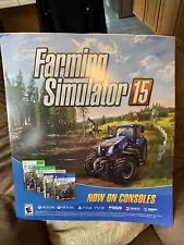 Farming Simulator 15 Gamestop Promo Poster