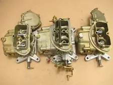 67 Corvette NEW 3659 3660 TRI-POWER HOLLEY CARBURETORS 427/435 400 DATED 603 SET