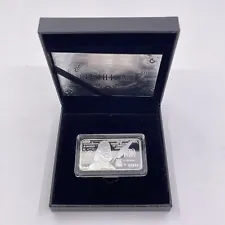 USA 100 Dollar Bullion Silver Bar American Metal Coin Golden Bars USD With Box