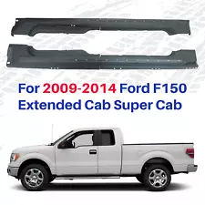 OE Style Rocker Panel For 2009-2014 Ford F150 Pickup Truck Super / Extended Cab