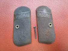 Colt 1903 1908 original vintage pistol grips with screw