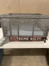 2014 WWE RAW Authentic Scale Wrestling Ring Limited Edition With Ring Barricade