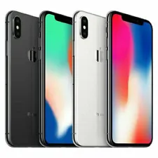 Apple iPhone X 64GB Or 256GB A1865 Unlocked iPhone X Excellent