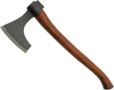 17" Viking Bearded Axe High-Carbon Stainless Head 4.75" Cutting Edge Wood Handle