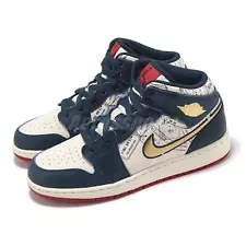 Nike Air Jordan 1 Mid SE AJ1 Take Flight Kids Youth Casual Shoes FN1353-400