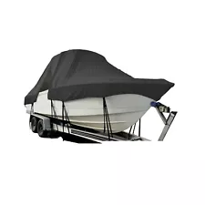 Boston Whaler 320 Outrage CC T-Top Hard-Top Fishing Boat Cover Black