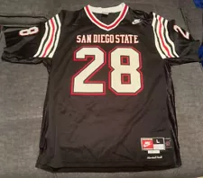 Vintage Nike Marshall Faulk Jersey Men's Large San Diego State #28 Football SDSU