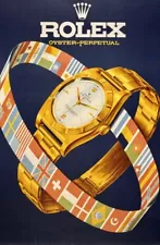 * ROLEX * Vintage Watch Company Ad Artwork Image, Multiple sized Poster / Prints