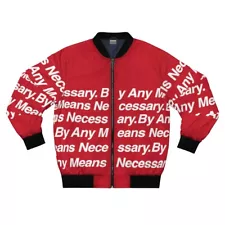 By Any Means Necessary Adult Jacket - Goku Drip - Red