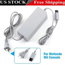 AC Wall Power Supply Adapter Charger Cable Cord For Nintendo Wii Console - SALE