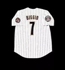 Craig Biggio Houston Astros Jersey 2001 Stitched Throwback NEW 2 Patches! SALE!