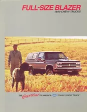 1989 Chevrolet Full Size Blazer Dealer Sales Brochure