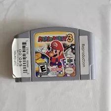 Mario Party 3 Video Game Reproduction Cartridge Console Card For Nintendo N64