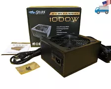 SHARK 1000W Active PFC 2x PCI-E Quiet 140mm Fan Gaming PC PSU for GTX970 Turbo