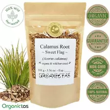 Calamus Root (Acorus Calamus) Organic Loose Rhizome Sweet Flag Premium Quality