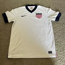 Nike USMNT Centennial 2013 Jersey White US National Team Soccer Men’s Medium