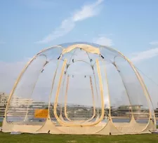 Pop up Bubble Tent 15x15x8.3FT 10-Panels,12-15 Person Igloo Tent, Star Tent,P...