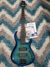 RARE Sire Marcus Miller M7 2nd Generation Bass Transparent Blue - 4 string