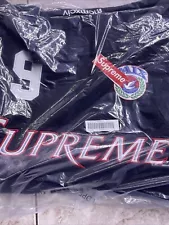 SUPREME EQUIPE HALF ZIP SWEATSHIRT BLACK SIZE XL