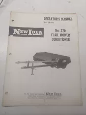 NEW IDEA OPERATOR'S MANUAL OWNER BOOK FM-102 FLAIL MOWER 270 1964