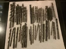 Lot Of Drill Bits 59 Pieces Unbranded Used