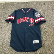 Vintage Chipper Jones Jersey Atlanta Braves True Fan Embroidered Youth Medium