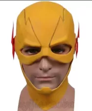 The Flash Mask DC Barry Allen Mask Cosplay Costume Prop Halloween YELLOW