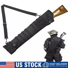 Tactical Shotgun Rifle Scabbard Holster Molle Rifle Sling Case Bag for Hunting