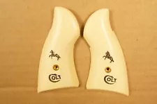 Grips For Colt Trooper With Colt Logo No Screw-New/Reproduction