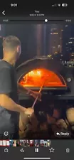 used outdoor wood fired pizza oven