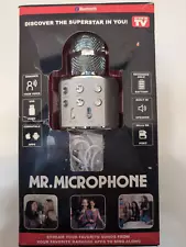 MR MICROPHONE Wireless Karaoke Microphone, Portable Handheld Rechargeable (B)