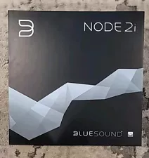 New ListingBluesound NODE 2i Hi-Res Music Streamer Black Box BluOS Works Perfectly Clean