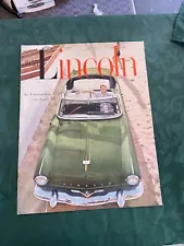 1953 Lincoln Large Sales Brochure Cosmopolitan Capri