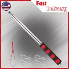 Telescopic Hand Held Flag Pole 8.2 ft, Tour Extendable Flag Pole Pointer Banner