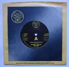 JOHNNY GUITAR WATSON A Real Mother For Ya - EX Condition DJM 7" (1977)