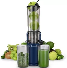 Cold Press Juicer, Compact Slow Masticating Juicer Machines with